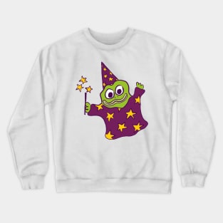 Froggy Wizard (maroon) Crewneck Sweatshirt